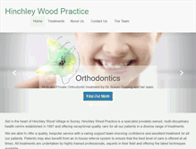 Tablet Screenshot of hinchleywoodpractice.co.uk